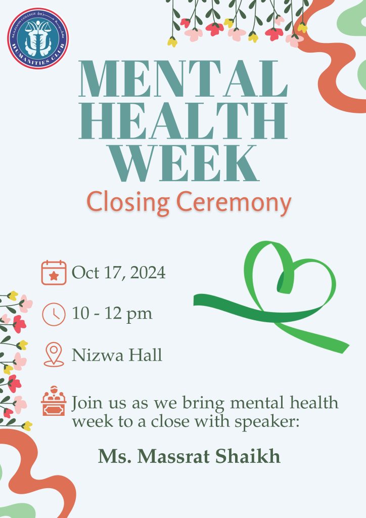 Mental Health Week Closing Ceremony